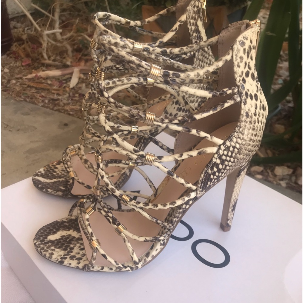 ALDO PETERBELL Snakeskin Heels